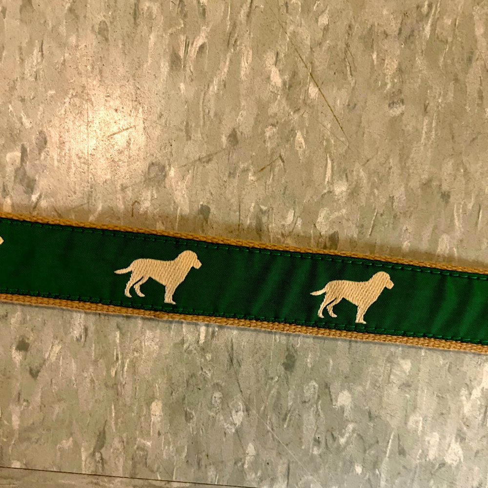 Men’s cloth belt with dog pattern